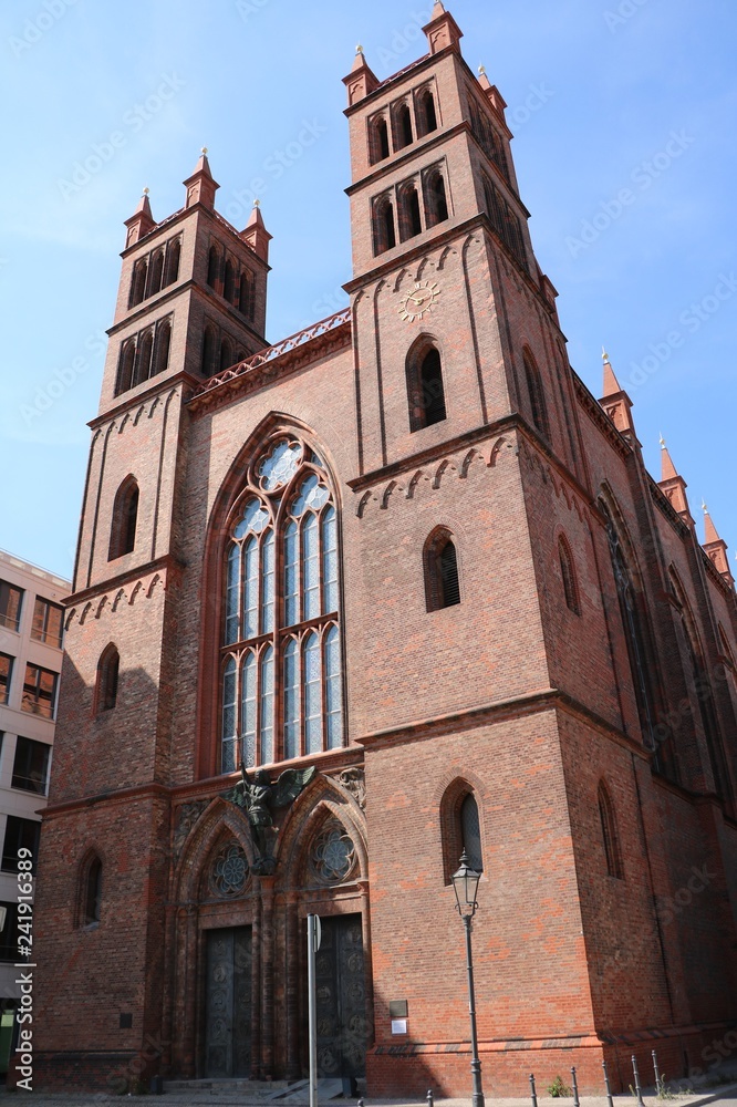 Friedrichswerdersche Kirche Church in Berlin at Werderschen Markt,, Germany