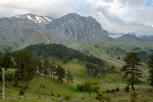 Travel concept photo. Dedegul (Dedegol) Mountain. Isparta / Turkey