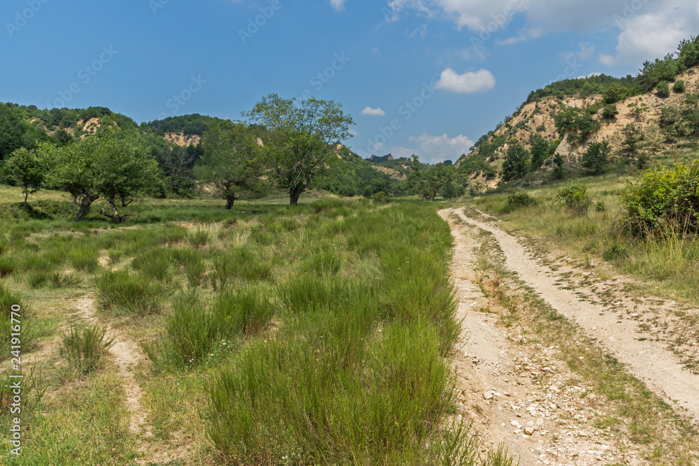 Summer Landscape near village of Zlatolist and Melnik sand pyramids, Pirin Mountain, Blagoevgrad Region, Bulgaria