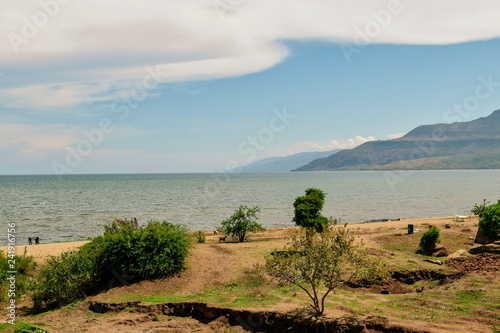 Driving along the shores of Lake Malawi  Malawi