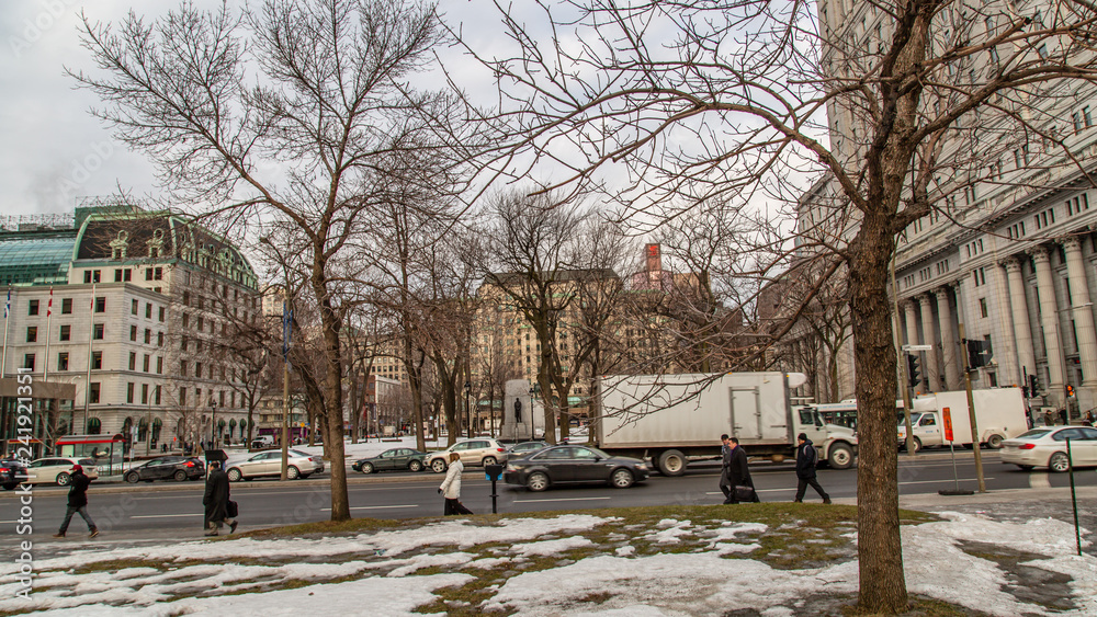 Naklejka premium Montreal, Quebec, Canada