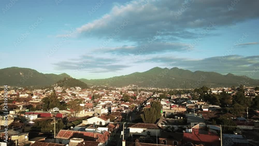 Aerial view of San Cristobal de las Casas Mexico Aerial view of San Cristobal de las Casas Mexico