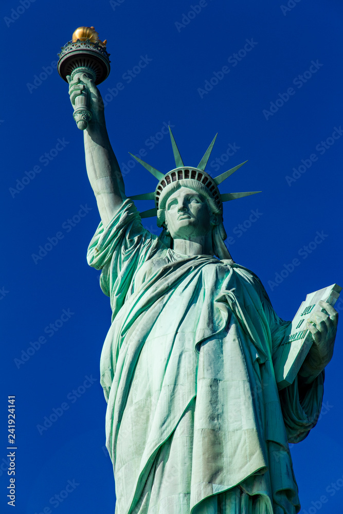 Fototapeta premium Closeup of Lady Liberty