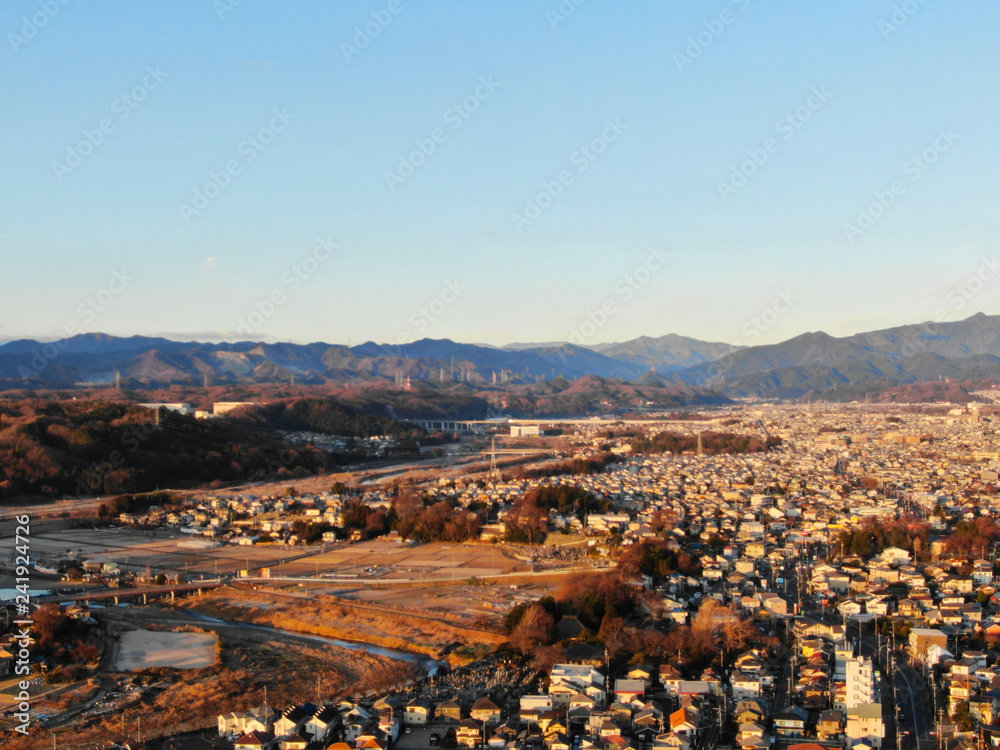 東京 多摩川 朝焼け 09