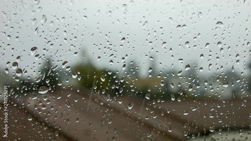 rain drops on window