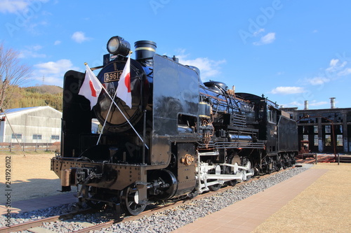 旧豊後森機関庫と蒸気機関車 大分県玖珠郡 日本 Stock 写真 Adobe Stock