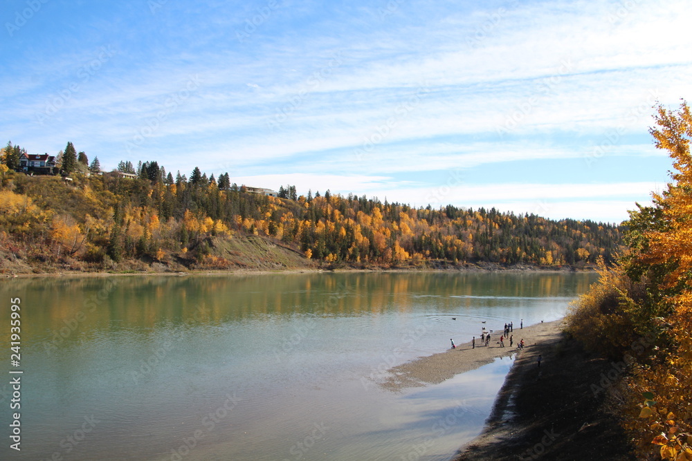 Autumn On The North Saskatchewan River, Edmonton, Alberta