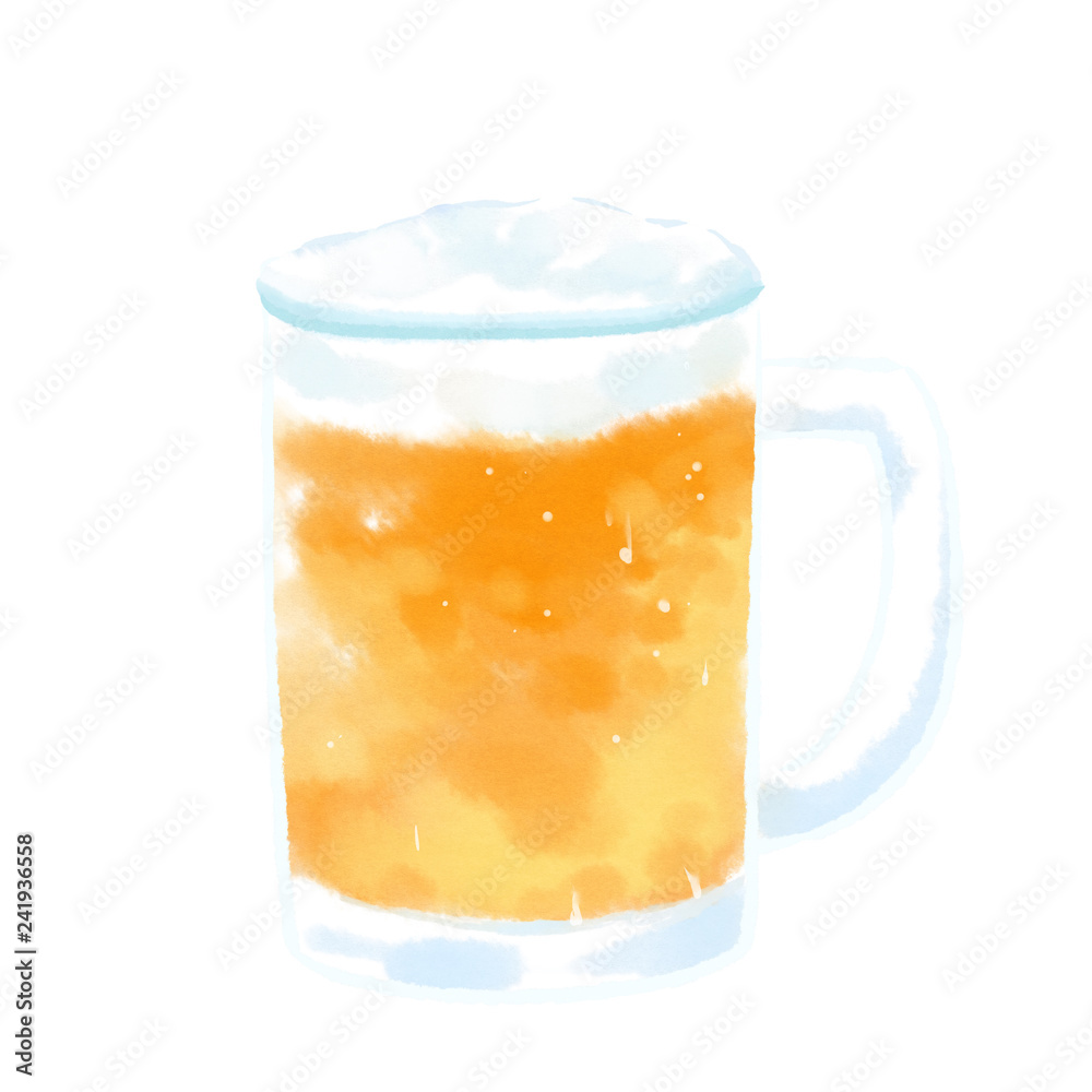 冷えている ビール 乾杯 イラスト Stock イラスト Adobe Stock