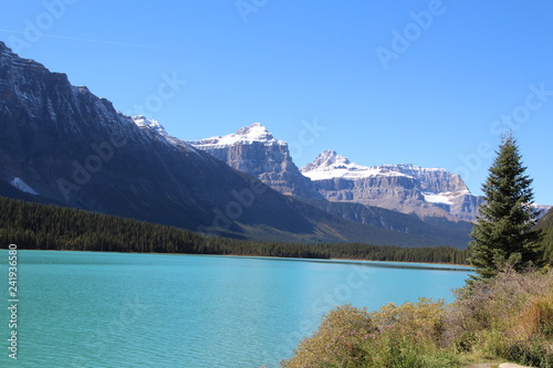 Late Summer On Waterfowl Lake, Banff National Park, Alberta