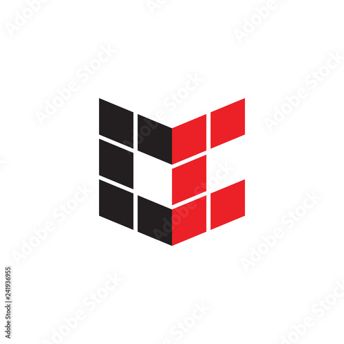 3D CC logo letter design