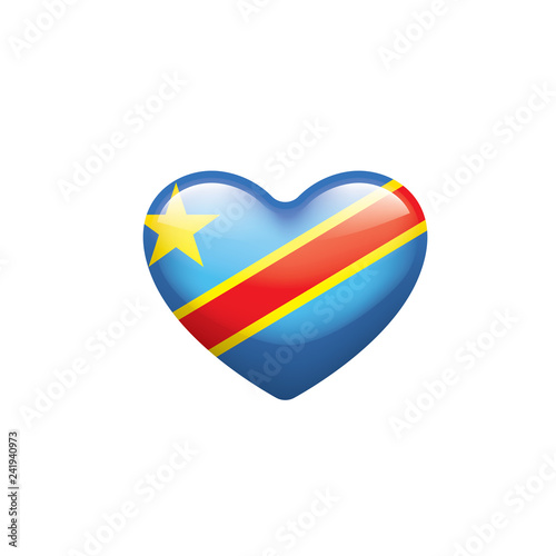 Free Download Democratic Republic of the Congo flag, vector illustration on a white background - GFXLoad
