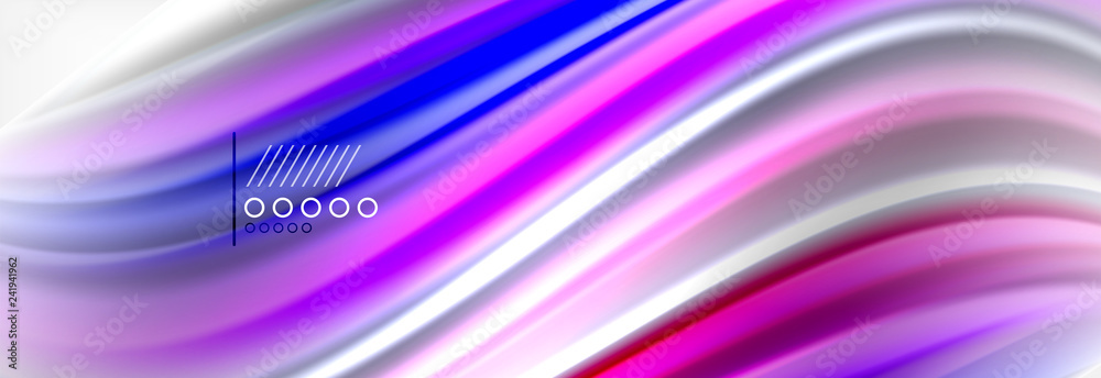 Abstract wave lines liquid fluid rainbow style color stripes background. Artistic illustration for presentation, app wallpaper, banner or poster Abstract wave lines liquid fluid rainbow style color stripes background. Artistic illustration for presentation, app wallpaper, banner or poster