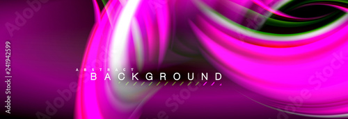 Blurred fluid colors background, abstract waves lines, mixing colours with light effects on light backdrop. Vector artistic illustration for presentation, app wallpaper, banner or posters