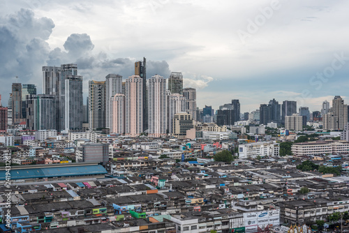 Cityscape with building in city of Bangkok