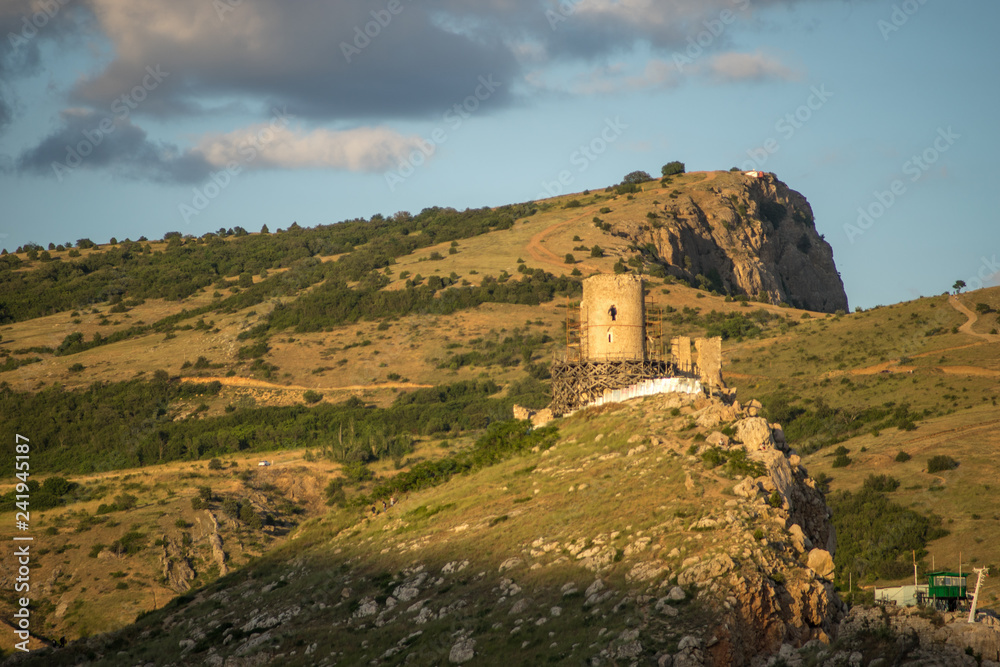 View on Cembalo, one of Genoese fortresses in Crimea.