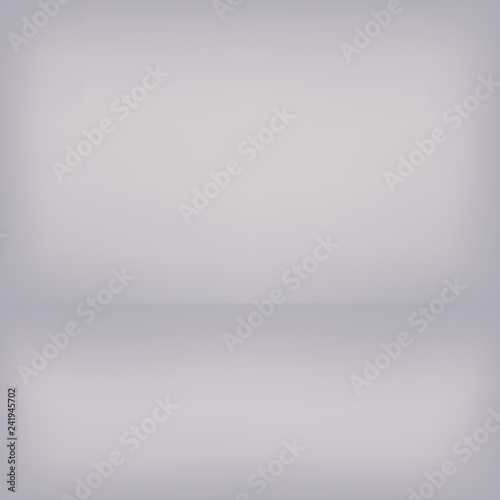 Vector white grey abstract background empty room with spotlight effect