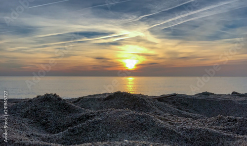 Sonnenaufgang am Strand 