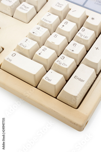 keyboard with key