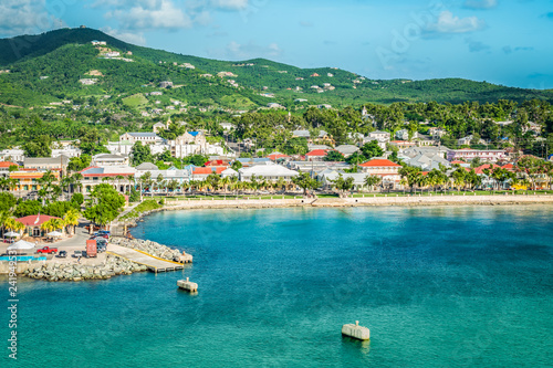 Obraz na płótnie Frederiksted, Saint Croix, US Virgin Islands w salonie