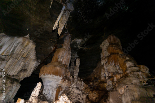 The cave inside is a stone. Amazing thailand  s cave