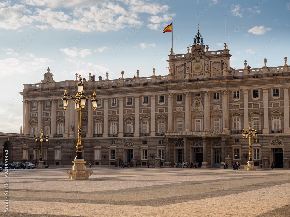 Fototapeta premium Palacio Real en Madrid