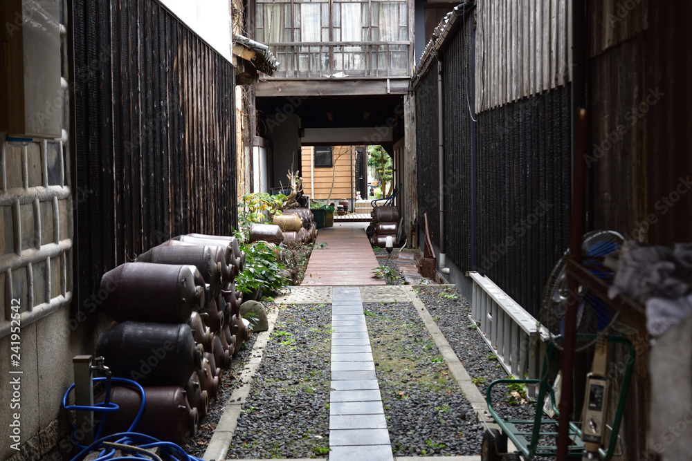 Naklejka premium 日本の古い建物