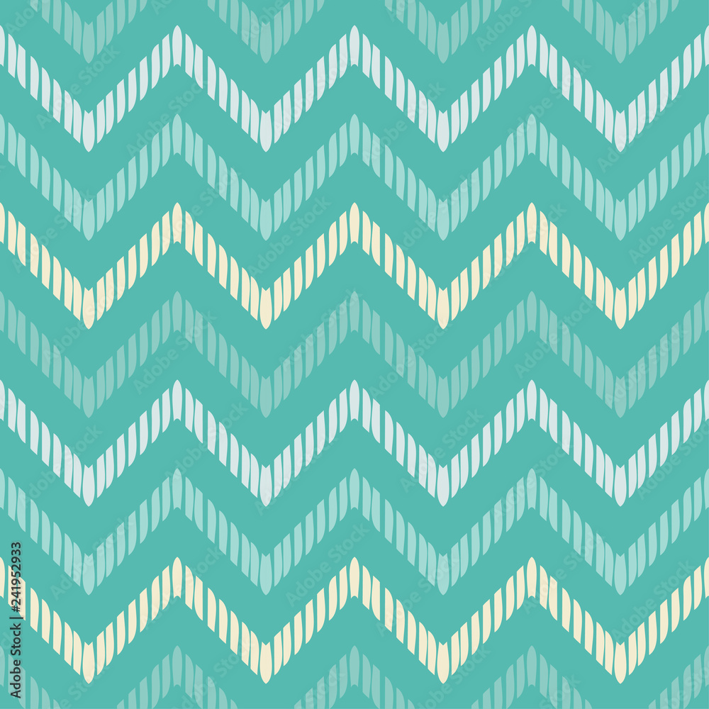 Ethnic boho seamless pattern. Mosaic of striped zigzag. Traditional ornament. Tribal pattern. Folk motif. Can be used for wallpaper, textile, invitation card, wrapping, web page background.