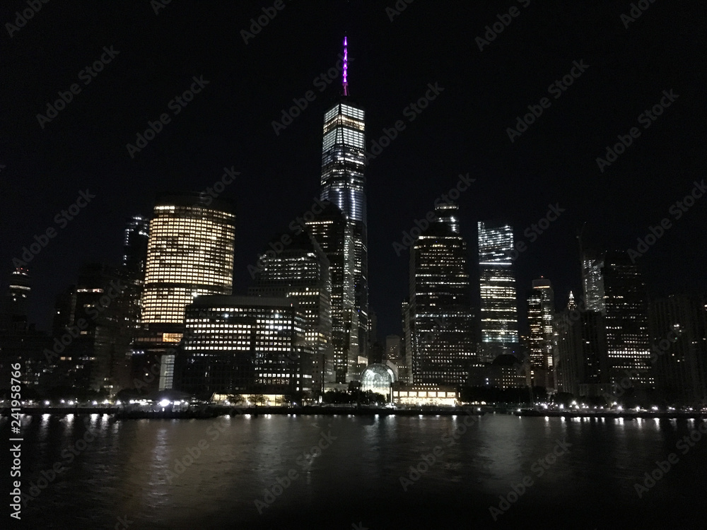 Manhattan Skyline from Hudson River