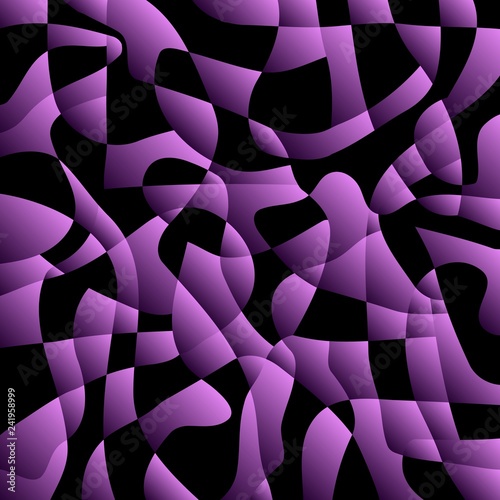 Vector contrasting background of models of different shapes.