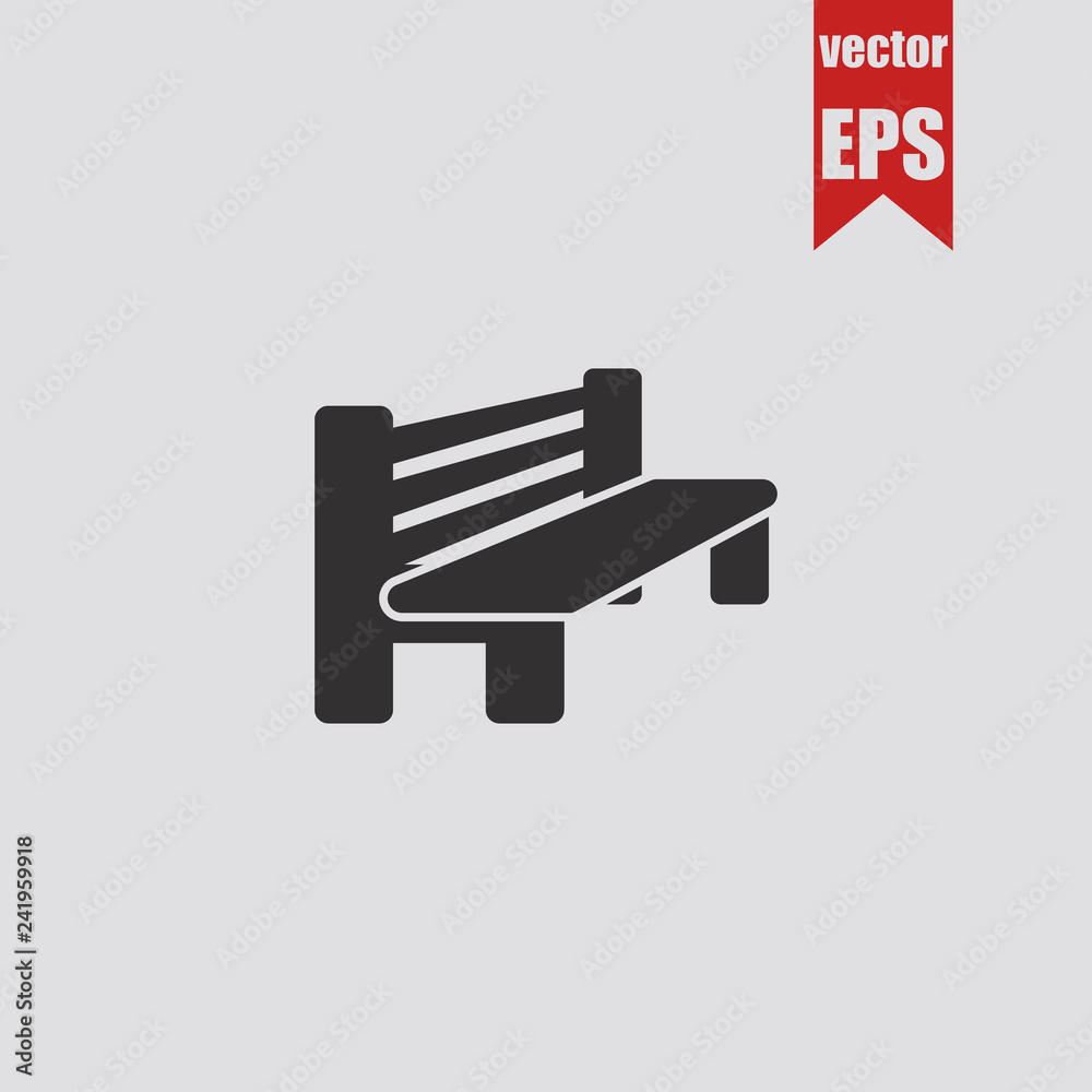 Bench icon.Vector illustration. Bench icon.Vector illustration.