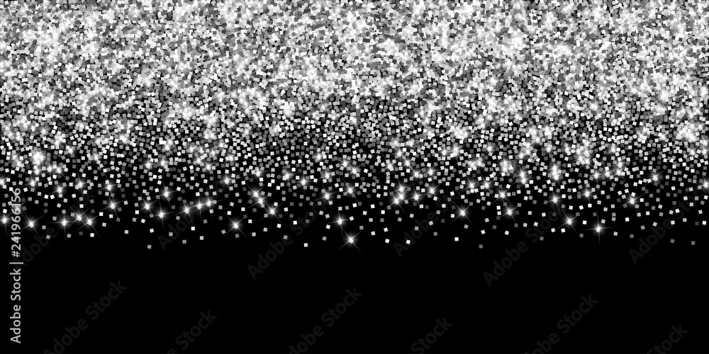 Sparkling silver luxury sparkling confetti. Scatte Sparkling silver luxury sparkling confetti. Scatte