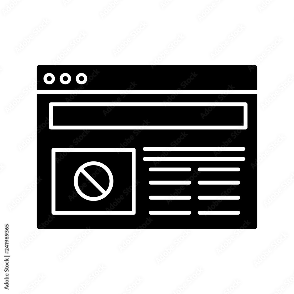 Protest action internet news glyph icon Protest action internet news glyph icon