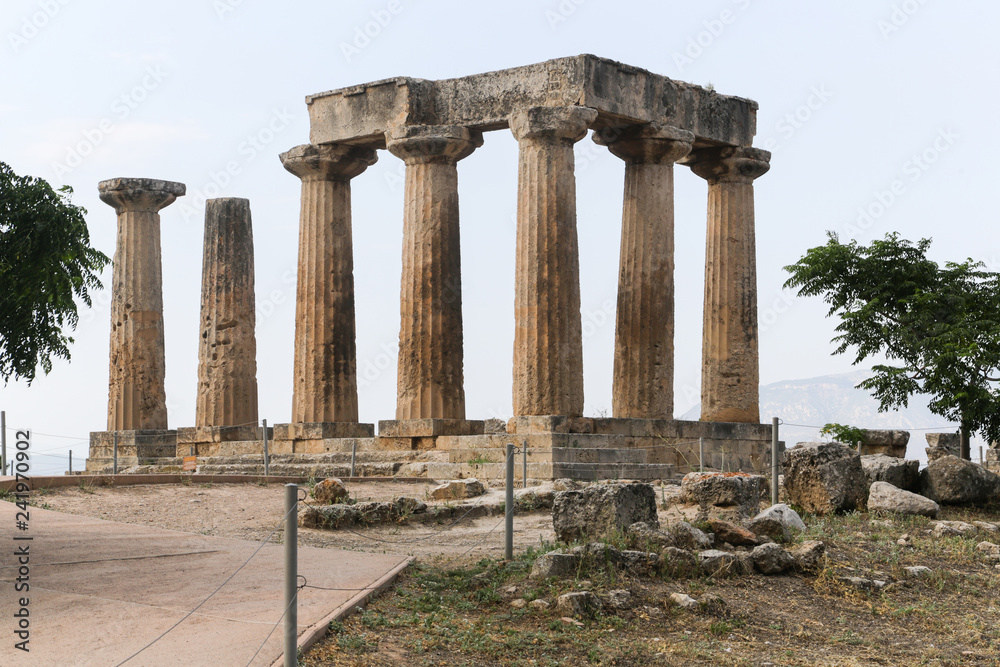 The ruins of Corinth