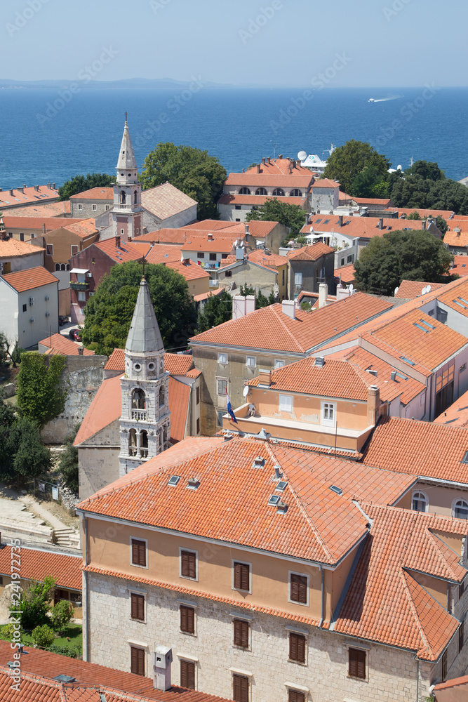 City of Zadar Dalmatia region of Croatia