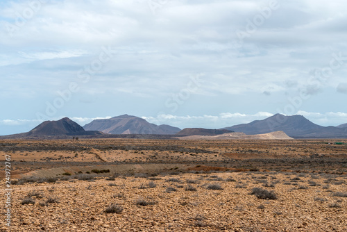 Volcanic landscape, Canary, Fuerteventura