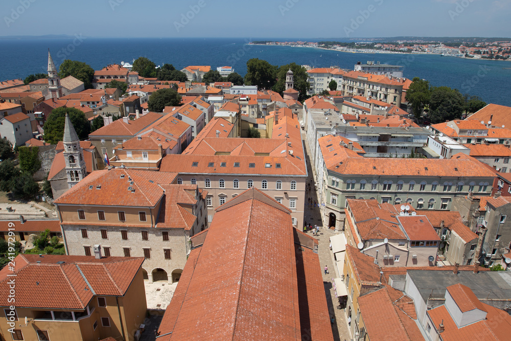 City of Zadar Dalmatia region of Croatia