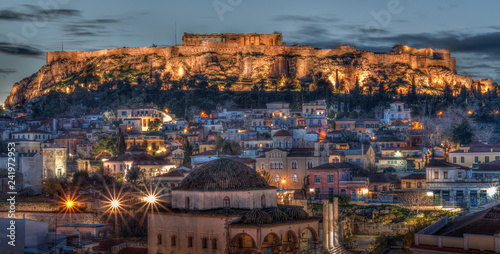 Sunrise at the Athens Acropolis
