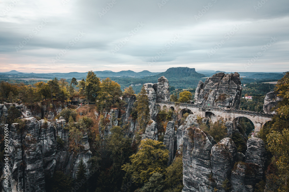 Fototapeta premium Bastei am Morgen