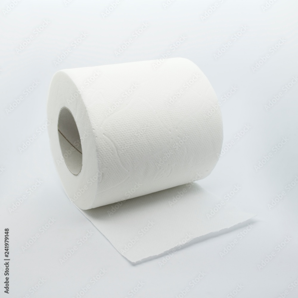 Fototapeta premium Shot to some a toilet paper roll.