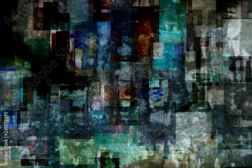Modern abstract composition