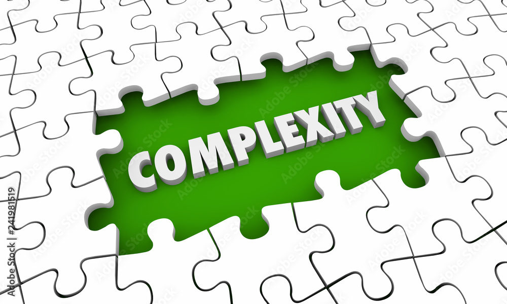 Complexity Complications Puzzle Pieces Hole 3d Illustration Complexity Complications Puzzle Pieces Hole 3d Illustration