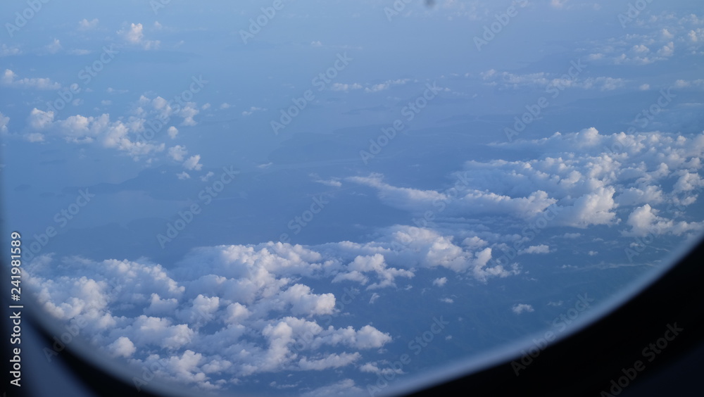 VIEW FROM AIRCRAFT WINDOW VIEW FROM AIRCRAFT WINDOW
