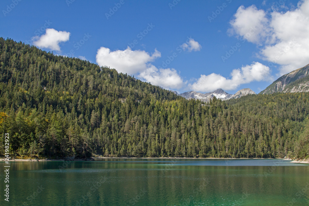 Blindsee mit dem Zugspitzmassif