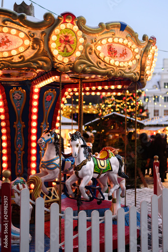 Merry-go-Round at Christmas Market