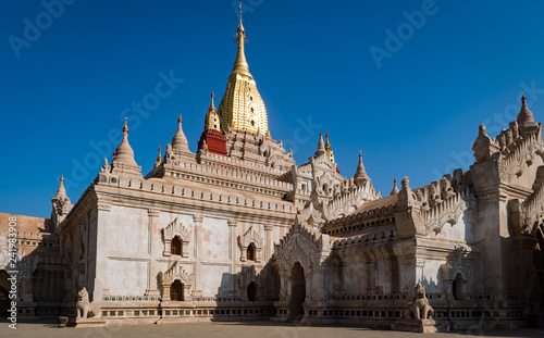 The newly rennovated Ananda Phaya Temple, Bagam Myanmar © timsimages.uk