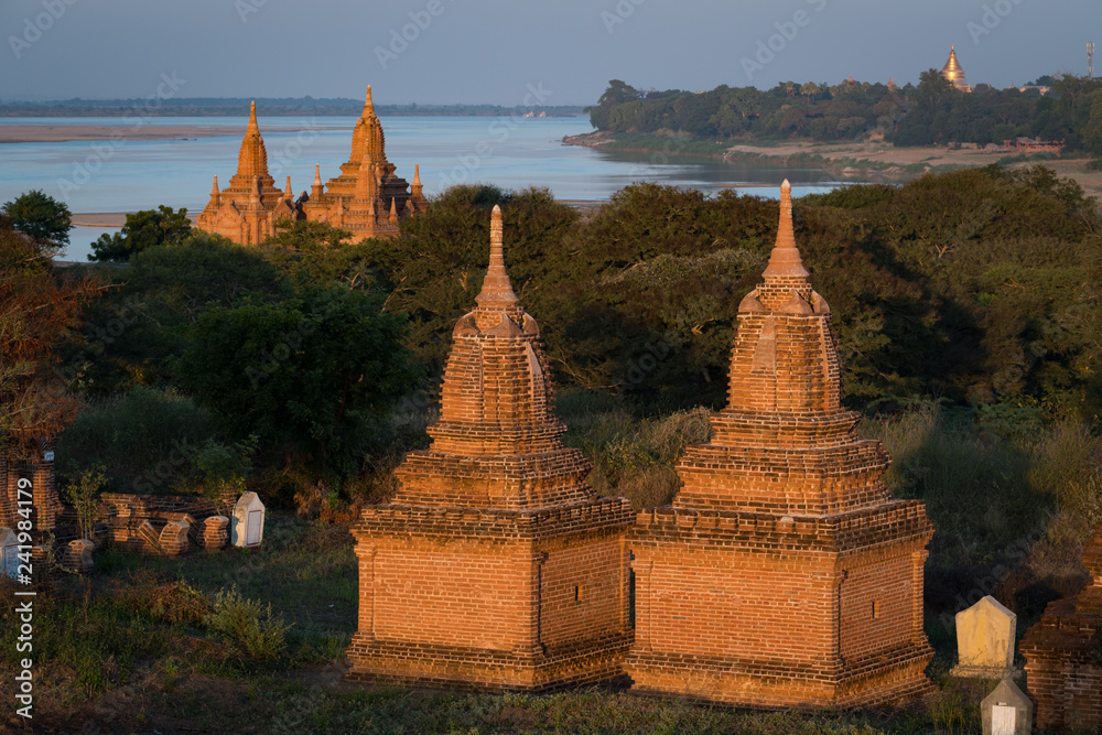 Sunset on the Irrawaddy River, Bagan, Myanmar