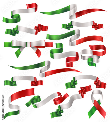 Set of Italian or Mexican Ribbons