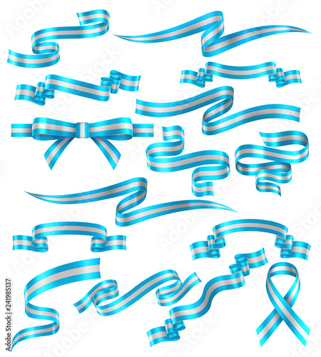 Set of Argentinean Ribbons