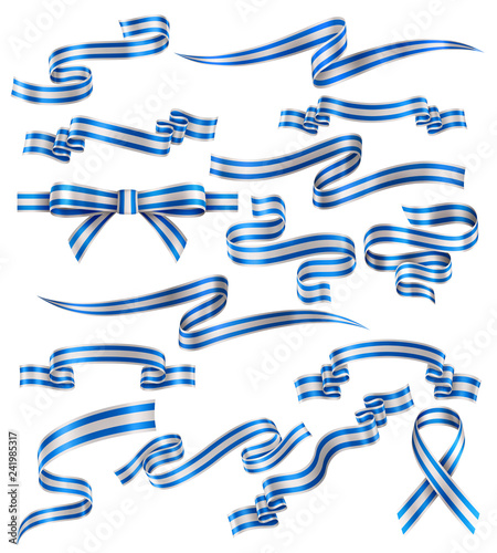 Set of Israeli Ribbons