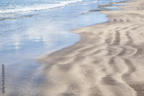 waves on the beach